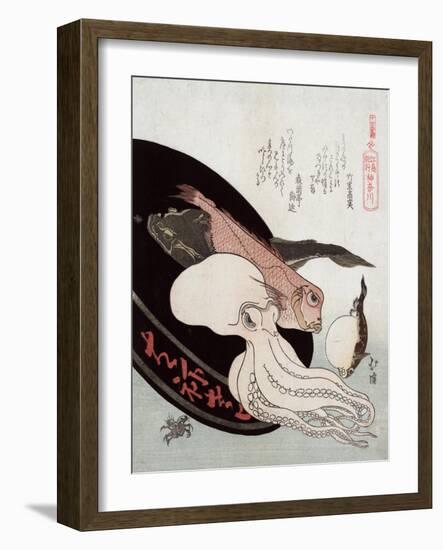 Kanagawa-Totoya Hokkei-Framed Giclee Print