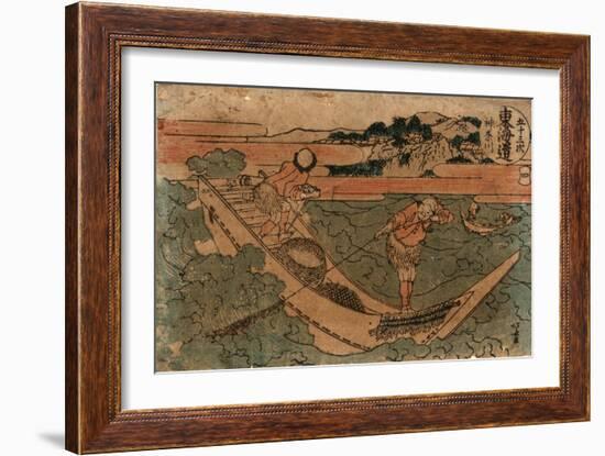 Kanagawa-Katsushika Hokusai-Framed Giclee Print