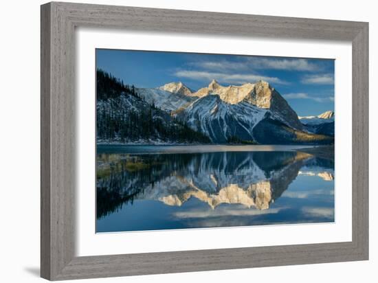 Kananaskis Lake Reflection-Alan Majchrowicz-Framed Photo