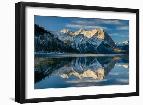 Kananaskis Lake Reflection-Alan Majchrowicz-Framed Photo