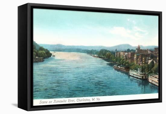 Kanawha River, Charleston, West Virginia-null-Framed Stretched Canvas