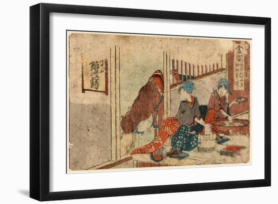 Kanaya-Katsushika Hokusai-Framed Giclee Print