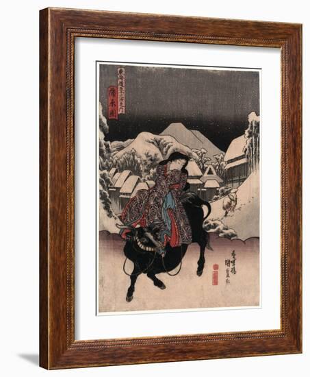 Kanbara-Utagawa Toyokuni-Framed Giclee Print