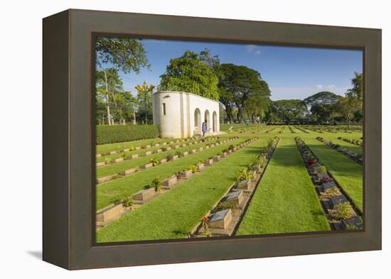 Kanchanaburi War Cemetery, Bangkok, Thailand, Southeast Asia, Asia-Frank Fell-Framed Premier Image Canvas