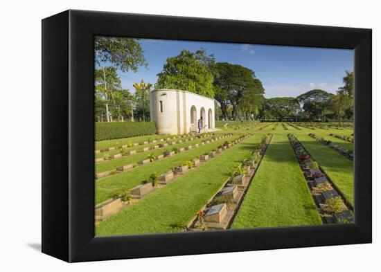 Kanchanaburi War Cemetery, Bangkok, Thailand, Southeast Asia, Asia-Frank Fell-Framed Premier Image Canvas