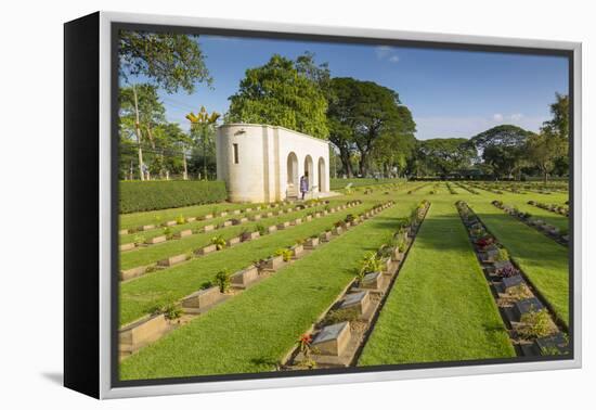 Kanchanaburi War Cemetery, Bangkok, Thailand, Southeast Asia, Asia-Frank Fell-Framed Premier Image Canvas