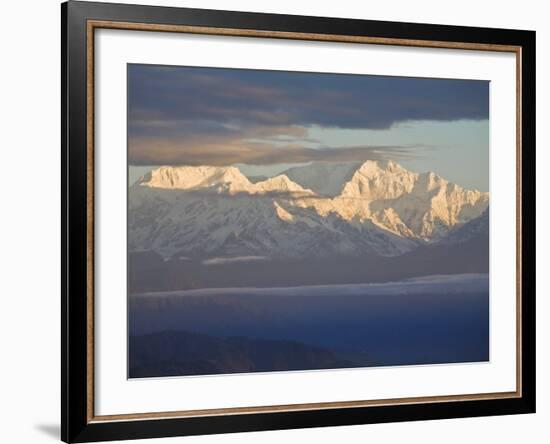 Kanchenjunga, Bhanu Bhakta Sarini, Observation Hill, Darjeeling, West Bengal, India-Jane Sweeney-Framed Photographic Print