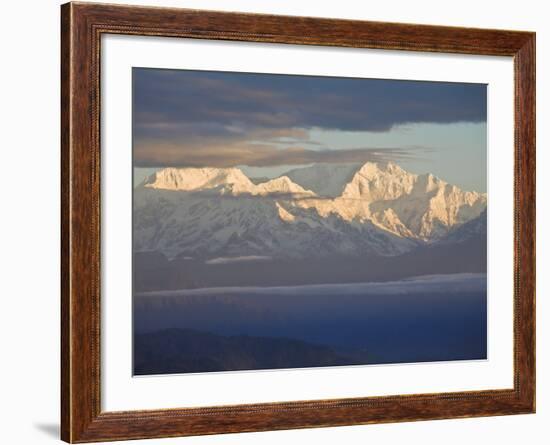 Kanchenjunga, Bhanu Bhakta Sarini, Observation Hill, Darjeeling, West Bengal, India-Jane Sweeney-Framed Photographic Print