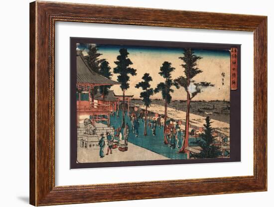 Kanda Myojin-Utagawa Hiroshige-Framed Giclee Print