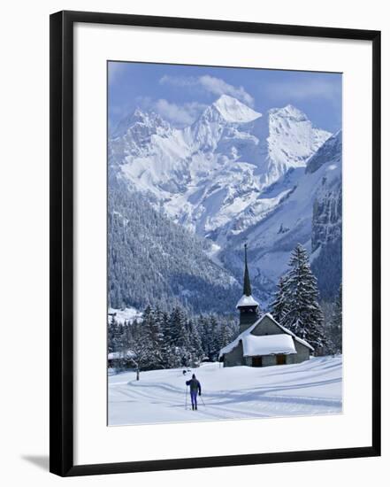 Kandersteg, Berner Oberland, Switzerland-Walter Bibikow-Framed Photographic Print