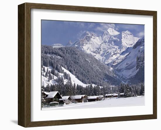 Kandersteg, Berner Oberland, Switzerland-Walter Bibikow-Framed Photographic Print