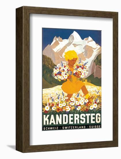 Kandersteg-null-Framed Art Print