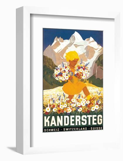 Kandersteg-null-Framed Art Print