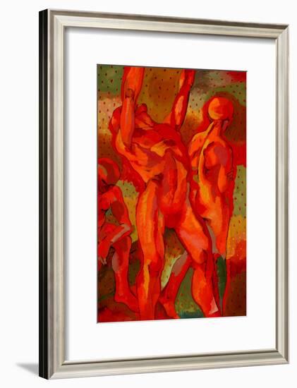 Kandinsky's Dancers II-John Newcomb-Framed Giclee Print