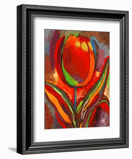 Kandinsky's Prize Tulip-John Newcomb-Framed Premium Giclee Print