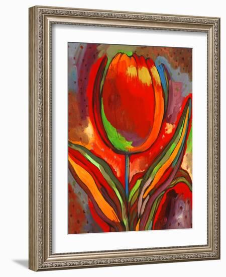 Kandinsky's Prize Tulip-John Newcomb-Framed Giclee Print