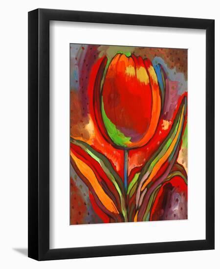 Kandinsky's Prize Tulip-John Newcomb-Framed Giclee Print