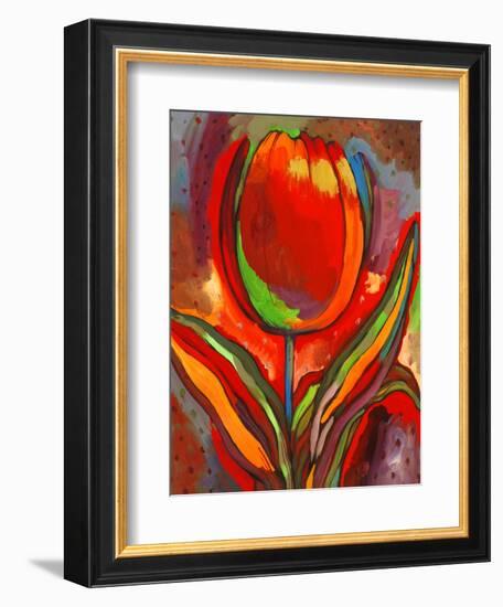 Kandinsky's Prize Tulip-John Newcomb-Framed Giclee Print