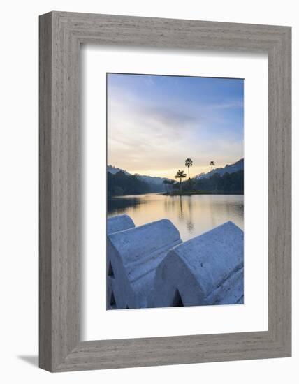 Kandy Lake at Sunrise-Matthew Williams-Ellis-Framed Photographic Print