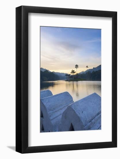 Kandy Lake at Sunrise-Matthew Williams-Ellis-Framed Photographic Print