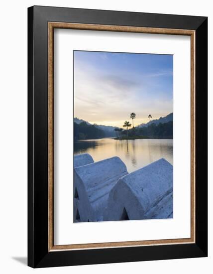 Kandy Lake at Sunrise-Matthew Williams-Ellis-Framed Photographic Print