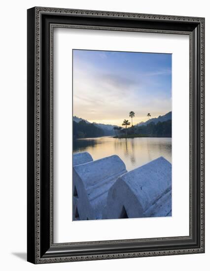 Kandy Lake at Sunrise-Matthew Williams-Ellis-Framed Photographic Print