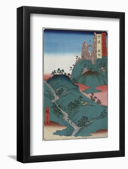 Kanesaka of Tanba by Ando Hiroshige II-Fine Art-Framed Photographic Print