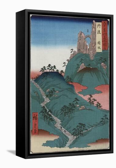 Kanesaka of Tanba by Ando Hiroshige II-Fine Art-Framed Premier Image Canvas