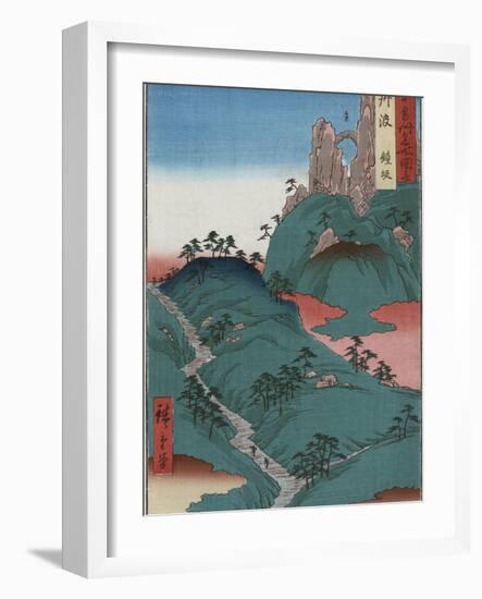 Kanesaka of Tanba-Ando Hiroshige-Framed Photographic Print