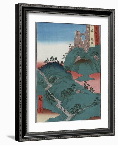 Kanesaka of Tanba-Ando Hiroshige-Framed Photographic Print