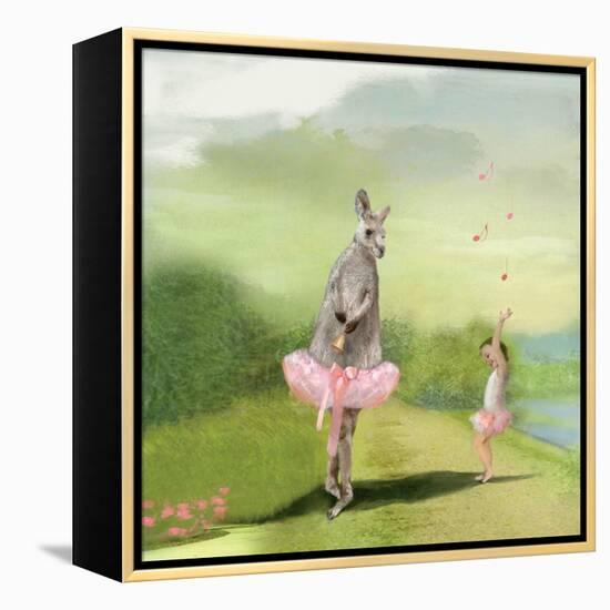 Kangaroo Ballet-Nancy Tillman-Framed Stretched Canvas