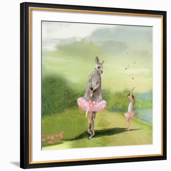 Kangaroo Ballet-Nancy Tillman-Framed Giclee Print