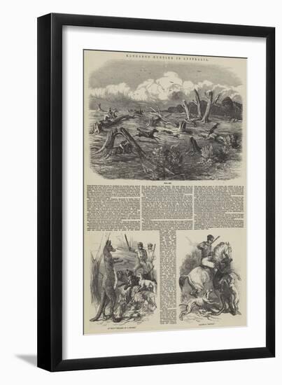 Kangaroo Hunting in Australia-Harrison William Weir-Framed Giclee Print