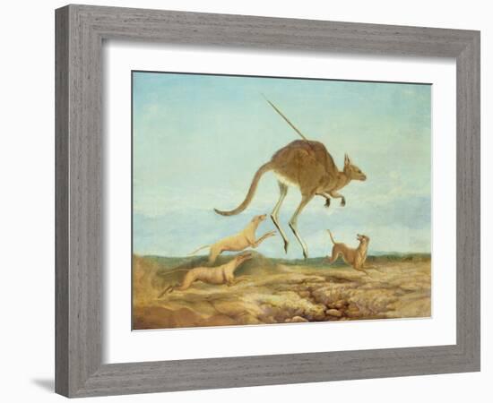 Kangaroo Hunting-Anonymous Anonymous-Framed Giclee Print
