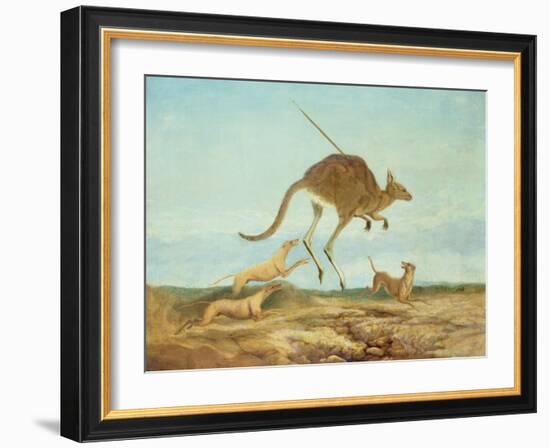 Kangaroo Hunting-Anonymous Anonymous-Framed Giclee Print