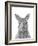 Kangaroo Portrait-Lucy Francis-Framed Giclee Print