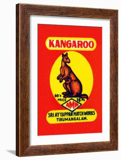 Kangaroo-null-Framed Art Print
