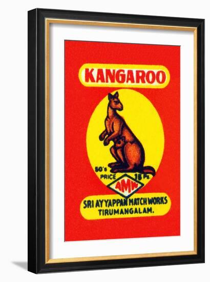 Kangaroo-null-Framed Art Print