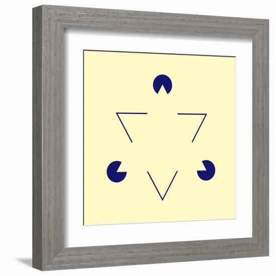 Kanizsa Triangle-Science Photo Library-Framed Premium Photographic Print