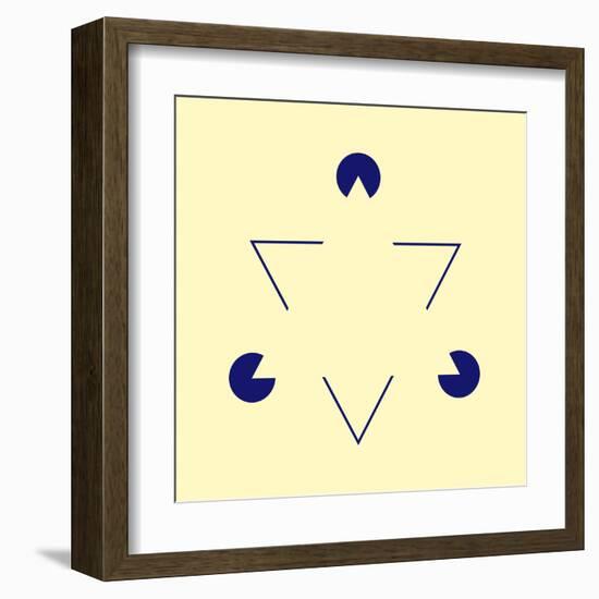 Kanizsa Triangle-Science Photo Library-Framed Premium Photographic Print