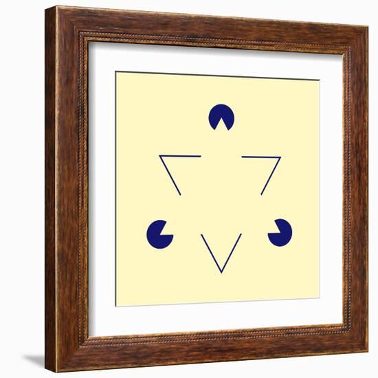 Kanizsa Triangle-Science Photo Library-Framed Premium Photographic Print