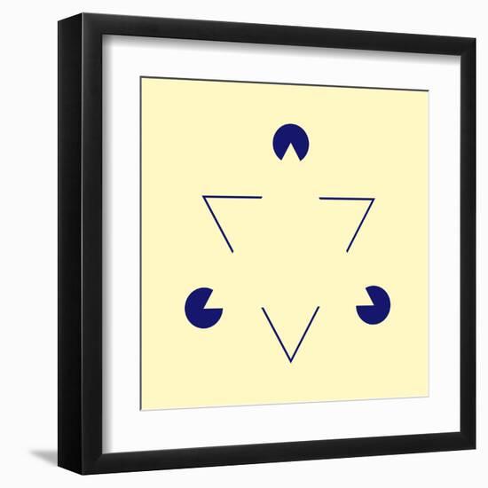Kanizsa Triangle-Science Photo Library-Framed Premium Photographic Print