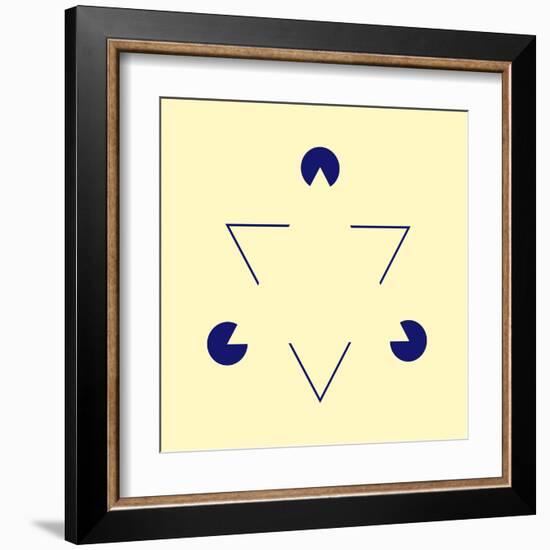 Kanizsa Triangle-Science Photo Library-Framed Premium Photographic Print