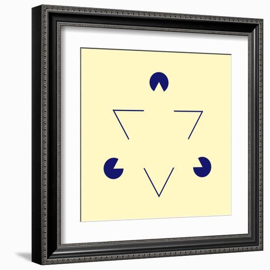 Kanizsa Triangle-Science Photo Library-Framed Premium Photographic Print