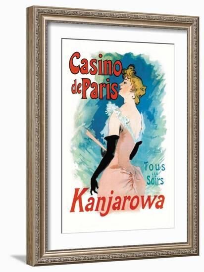 Kanjarowa: Casino de Paris-Jules Chéret-Framed Art Print