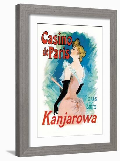 Kanjarowa: Casino de Paris-Jules Chéret-Framed Art Print