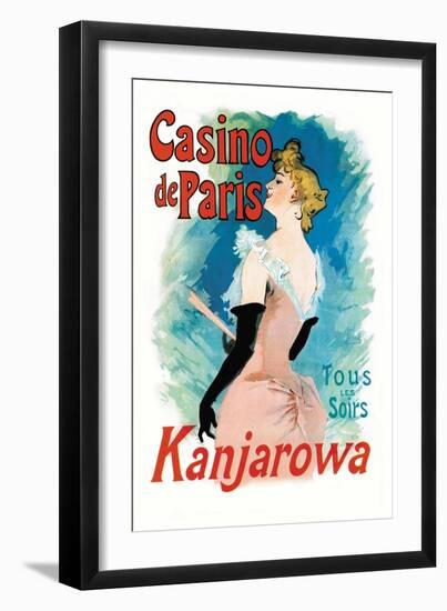 Kanjarowa: Casino de Paris-Jules Chéret-Framed Art Print