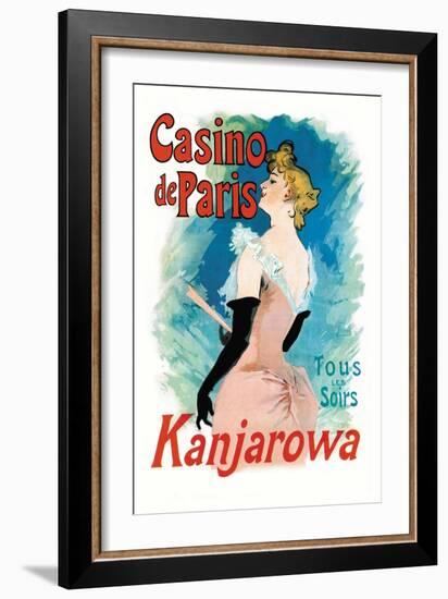 Kanjarowa: Casino de Paris-Jules Chéret-Framed Art Print
