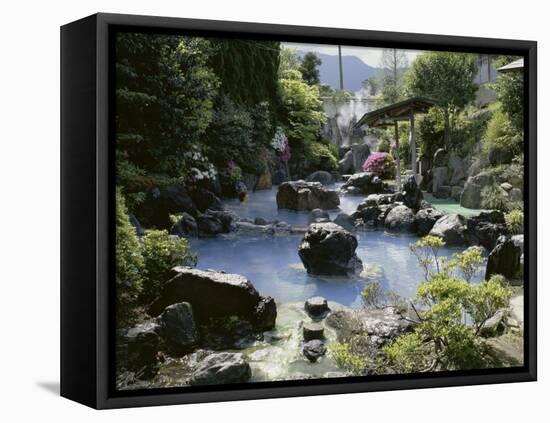 Kannawa Ryokan Hot Springs Resort, Beppu, Japan-null-Framed Premier Image Canvas