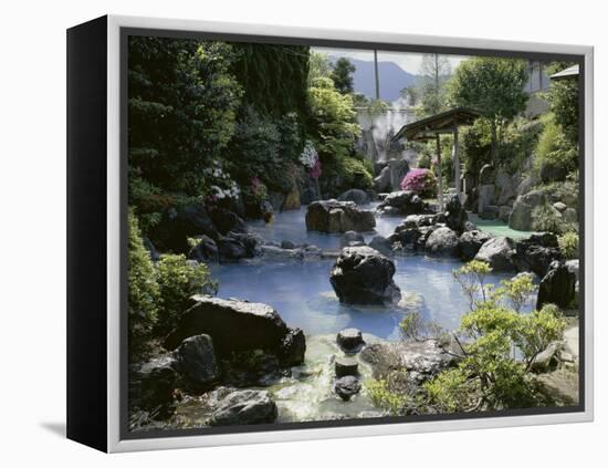 Kannawa Ryokan Hot Springs Resort, Beppu, Japan-null-Framed Premier Image Canvas